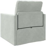 SOFA Enosobni Kavč Preoblikljiv iz Velveta 74x77x81 cm Svetlo Siva, (22054333) | Shoptok.si