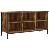 Maison Chic Omarica za obutev - Kopa za čevlje dimljeni hrast 100x35x50 cm inženirski les, (21777386) Cene