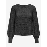 JDY Dark grey women's sweater Noora - Women Cene