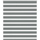 vidaXL Zebra senčilo temno sivo 130x150 cm tkanina širina 125,9 cm Cene