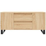  Stolić za kavu boja hrasta 102x44,5x50 cm od konstruiranog drva | shoptok.hr