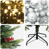  Umjetno božićno drvce s kuglicom 150 cm 150 LED lampica Slike