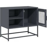 vidaXL TV omarica antracit 68x39x60,5 cm jeklo | Shoptok.si
