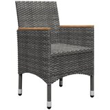  5-dijelni vrtni blagovaonski set sivi | shoptok.hr