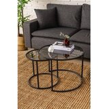 Hanah home Sto za dnevnu sobu Tokyo 60 Black Fume