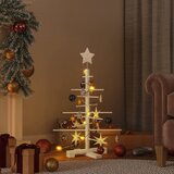  Drveno ukrasno božićno drvce 75 cm od masivne borovine | shoptok.hr