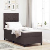  Krevet s opruga kutije Tamno smeđa 80 x 200 cm tkanina | shoptok.hr