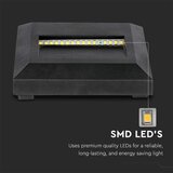  LED spoljašnje svetlo za stepenište LED/2W/230V IP65 4000K crno | Eponuda.com