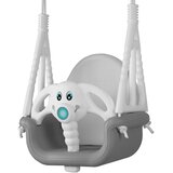 Ricokids 3u1 dječja ljuljačka “Slonić” – sivo-bijela | shoptok.hr
