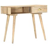  Konzolna mizica 90x45x75 cm trden mangov les | Shoptok.si