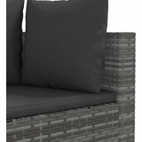  4-dijelni set vrtnih sofa od poliratana s jastucima sivi | shoptok.hr