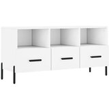 Maison Chic TV omarica - TV stojalo - Televizijska omarica bela 102x36x50 cm konstruiran les, (21701494) | Shoptok.si