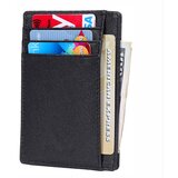 INF RFID držalo proti kraji za moške iz pravega usnja Black, (21247116) | Shoptok.si