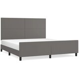  Okvir za krevet s uzglavljem sivi 160x200 cm od umjetne kože | Eponuda.com