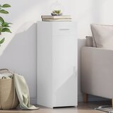 Maison Chic Komoda - Predalnik bela 30x42,5x93 cm inženirski les, (21716380) | Shoptok.si