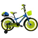  dečija bicikla 20" fitness plavo-zelena sa pomoćnim točkovima (SM-20103) cene
