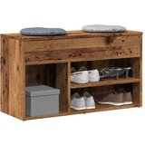  Lavica za čevlje iz starega lesa 80x30x45 cm | Shoptok.si
