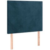  Uzglavlje tamnoplavo 90x5x118/128 cm baršunasto | shoptok.hr