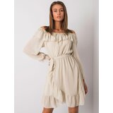 Och Bella Dress-TW-SK-BI-1203.72P-light beige Cijene
