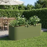  Povišeni vrtni krevet Maslinastozelena 120 x 40 x 40 cm | shoptok.hr