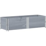  Okviri za palete 2 kom sivi 150x50 cm od masivne borovine | shoptok.hr
