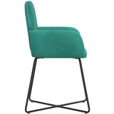 Trpezarijske stolice 2 pcs Baršun Tirkizna 55 x 50 x 84 cm | shoptok.hr