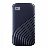 Western Digital 500GB My Passport SSD - Portable SSD, up to 1050MB/s Read and 1000MB/s Write Speeds, USB 3.2 Gen 2 - Midnight Blue 67724 | ePonuda.com