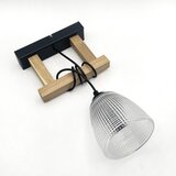  Visilica na sajli LEANDRA 1xE27/15W/230V hrast/crna | Eponuda.com