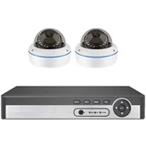 8CH POE Dome Varnostna Kamera Sistem, 5MP Resolucija, Nočno Vidjenje do 25m, None, 8CH NVR 2PCS KAMER, (5000136863)