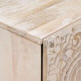 TV ormar s ladicama Bijelo 105 x 33 5 x 46 cm Čvrsto drvo manga - Bijelo | shoptok.hr