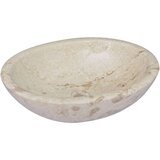 vidaXL Umivaonik krem 53 x 40 x 15 cm mramorni | shoptok.hr