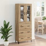  Highboard Umjetnički hrast 69,5 x 34 x 180 cm Konstruirano drvo | shoptok.hr