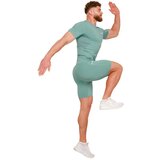 GymBeam muška majica high compression t-shirt blue
