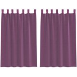 vidaXL Voile zavese z zankami 2 kosa vijolične 140x175 cm, (5000297987) | Shoptok.si