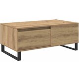 vidaXL Klubska miza s predalom artisan hrast Konstruiran les, (5000083353) | Shoptok.si