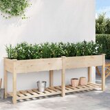 vidaXL Sadilice i sadnice Svijetlo drvo Drvo Velike Sadilice | shoptok.hr