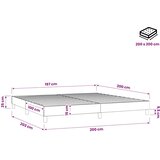 Okvir za krevet bez madraca tamnozeleni 80 x 200 cm baršunasti | shoptok.hr