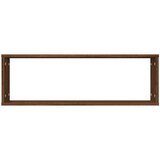  Kockaste zidne police 2 kom boja hrasta 80x15x26,5 cm drvene | Eponuda.com