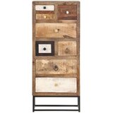 Ladičar od masivnog obnovljenog drva 45 x 30 x 105 cm | shoptok.hr