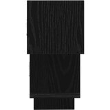  Polica na zidu Crni hrast 48 x 15 x 42 cm Konstruirano drvo | shoptok.hr