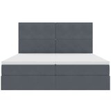 Krevet s od storage s uzglavljem Tamno siva 200 x 200 cm Baršun | Eponuda.ba