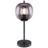  NAMIZNA SVETILKA BLACKY 1XE14 ČRNA / DIMLJENO STEKLO | Shoptok.si