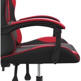  Igraća stolica crno-crvena od umjetne kože | shoptok.hr