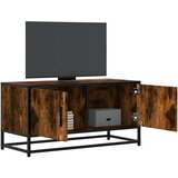 vidaXL TV omarica sonoma hrast 80x34,5x40 cm inženirski les in kovina Cene