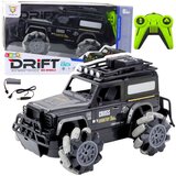 Rc terenski automobil s daljinskim upravljanjem, rotacija od 360°, 1:12, crni Cijene