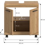 MID.YOU OMARICA ZA POD UMIVALNIK 60/60/34 cm | Shoptok.si