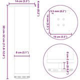  Noge za klubsko mizico 4 kosi naravno jeklo 30-32 cm jeklo | Shoptok.si