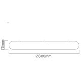  open design OR86218- led plafonsko svetlo piatto LED/55W/230V cct prečnika 60 cm bela | Eponuda.com