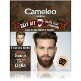 Delia farba protiv sedih za kosu, bradu i brkove cameleo men 4.0 srednje smedja 2x15ml Cene'.'