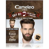 Farba protiv sedih za kosu, bradu i brkove CAMELEO MEN 4.0 srednje smedja 2x15ml